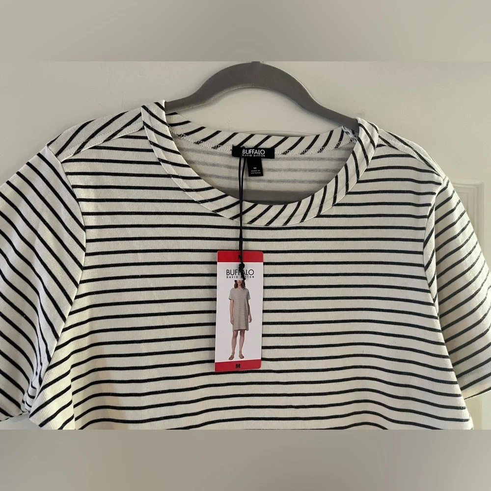 NEW! Buffalo David Bitton TShirt Dress Summer Casual Women’s Size Medium - Picture 8 of 16